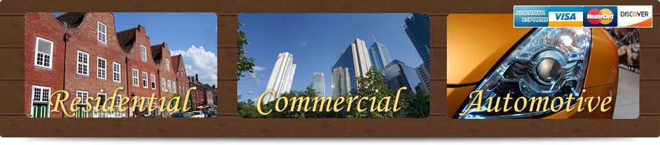 services: Residential, Commercial, Automotive